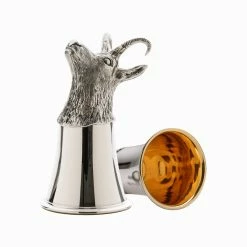 Coupon 👏 Schleissner Tierkopfbecher Gemse H 12 Cm Sterling Silber 🎁