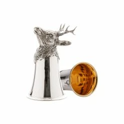 Bester Verkauf 🎉 Schleissner Tierkopfbecher Rehbock H 12 Cm Sterling Silber ✨