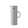 Auslauf ✨ Stelton Isolierkanne 1,00 L Hellgrau ❤️