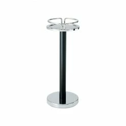 Bester Verkauf 🧨 Alessi Weinkühlerständer 64 Cm Edelstahl Dunkelbraun 👍