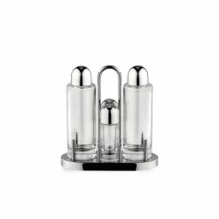 Bester Verkauf ✔️ Alessi Menage 4-tlg. Edelstahl/Glas 😍